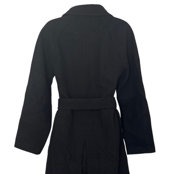 NWT Madewell Double Breasted Trench Coat True Black NS389 Size S - Picture 14 of 14